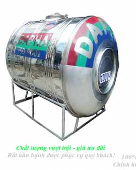 Bồn inox Dapha 500l nằm xuất khẩu